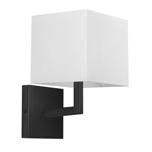 1LT Wall Sconce, MB w/ WK Shade