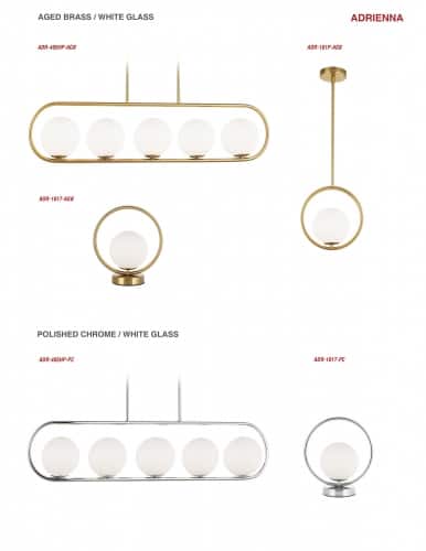 1LT Halogen Table Lamp Aged Brass w/ White Glass