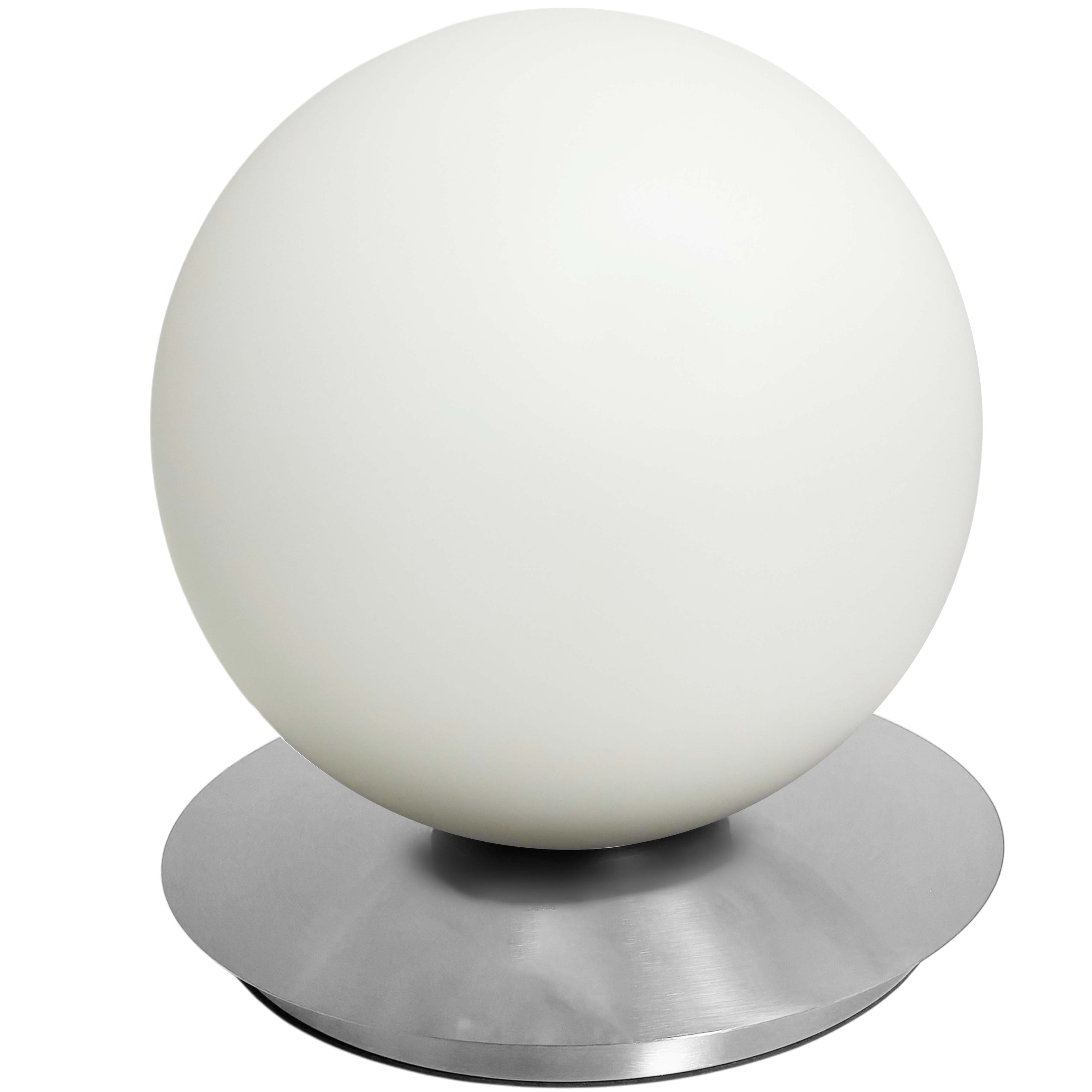 1LT Table Lamp, PC w/ WH Opal Glass