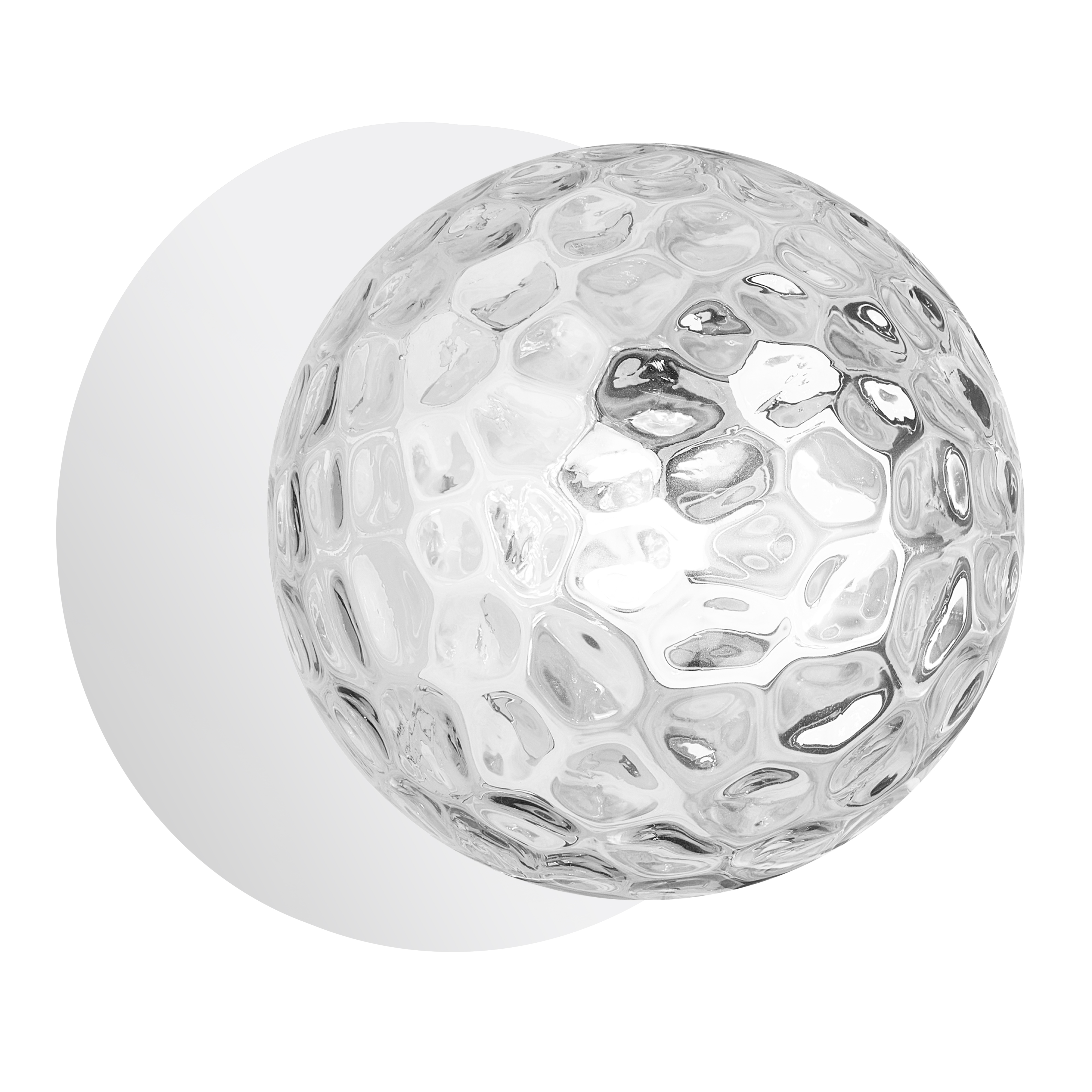 1LT Wall Sconce, MW w/ CLR Hammered Glass