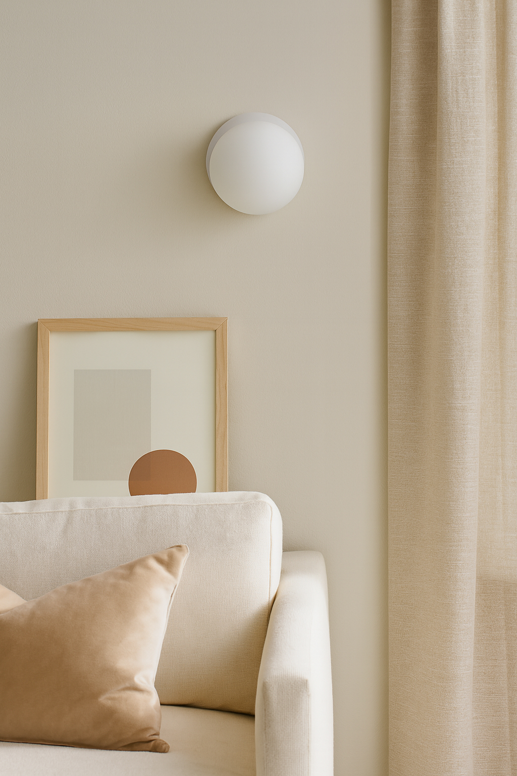 1LT Wall Sconce, MW w/ Opal Glass