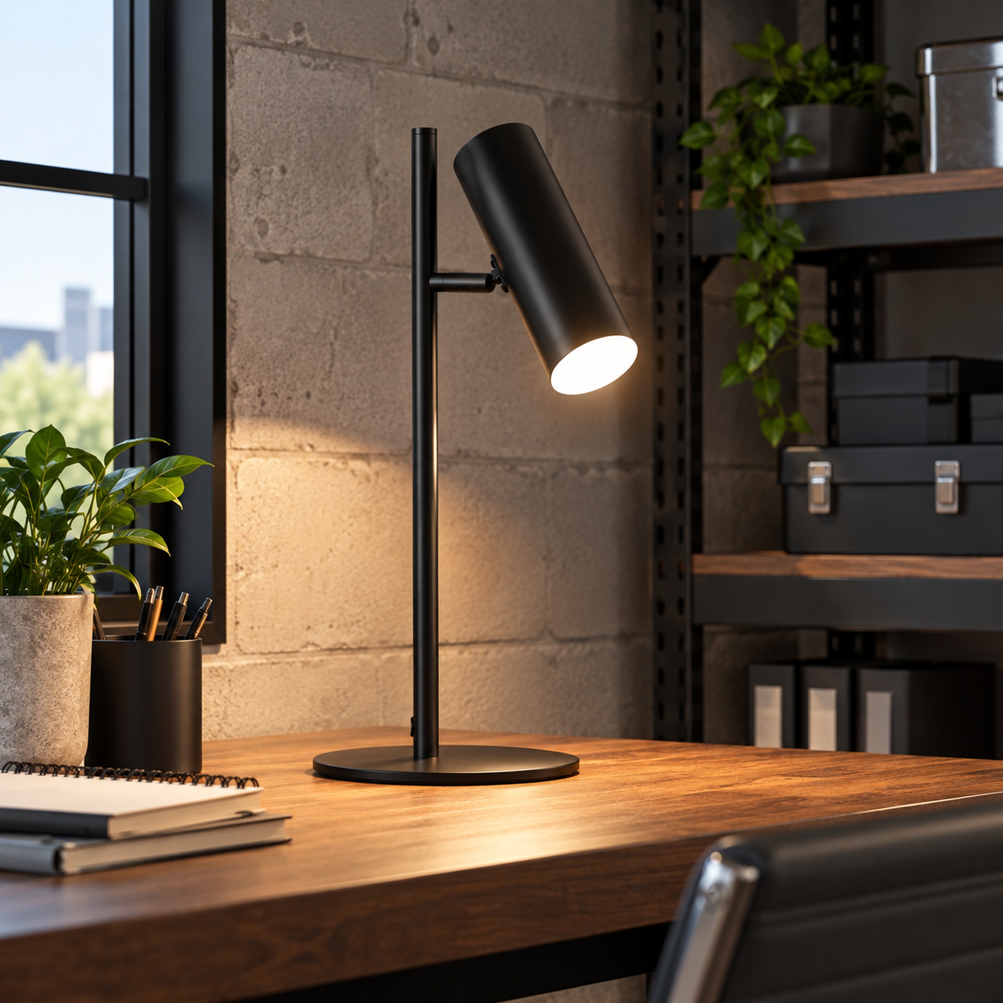 6W Table Lamp, MB w/ FR Acrylic Diffuser
