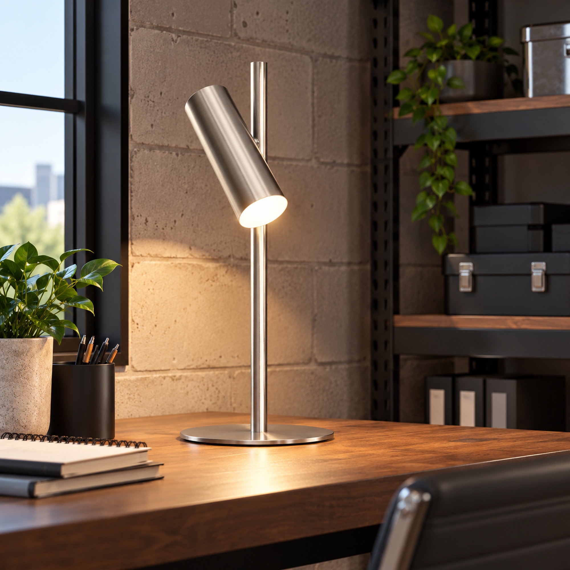 6W Table Lamp, SC w/ FR Acrylic Diffuser