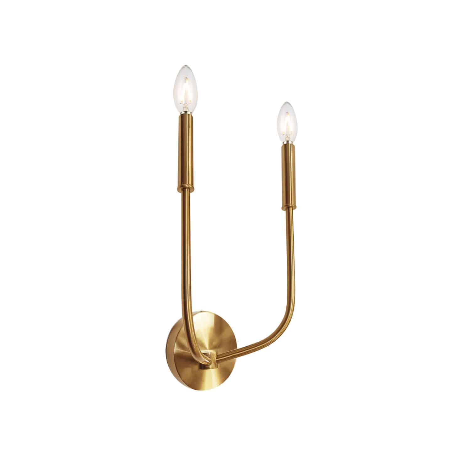 2LT Incandescent Wall Sconce, AGB