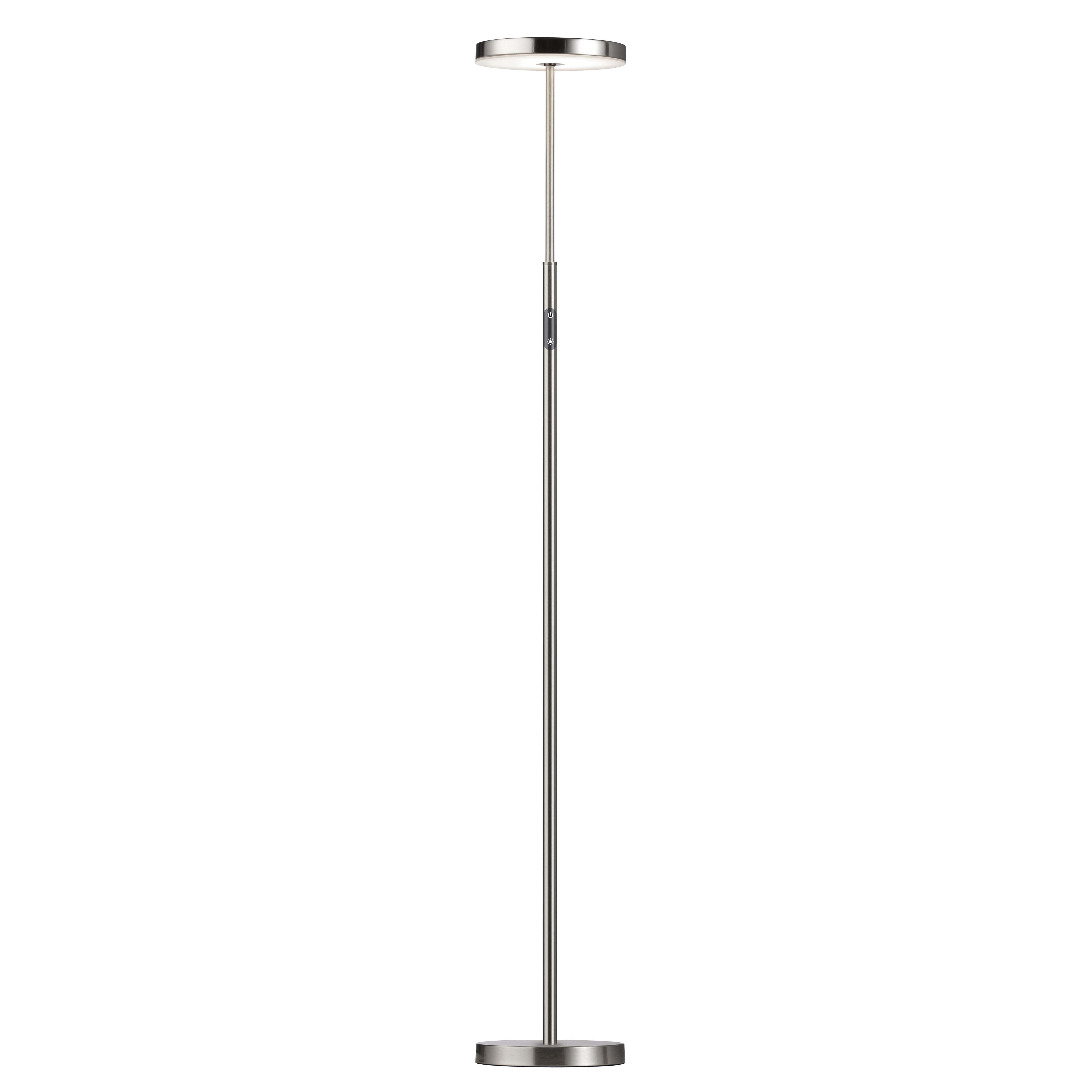 30W Floor Lamp, SN w/WH Acrylic Diffuser