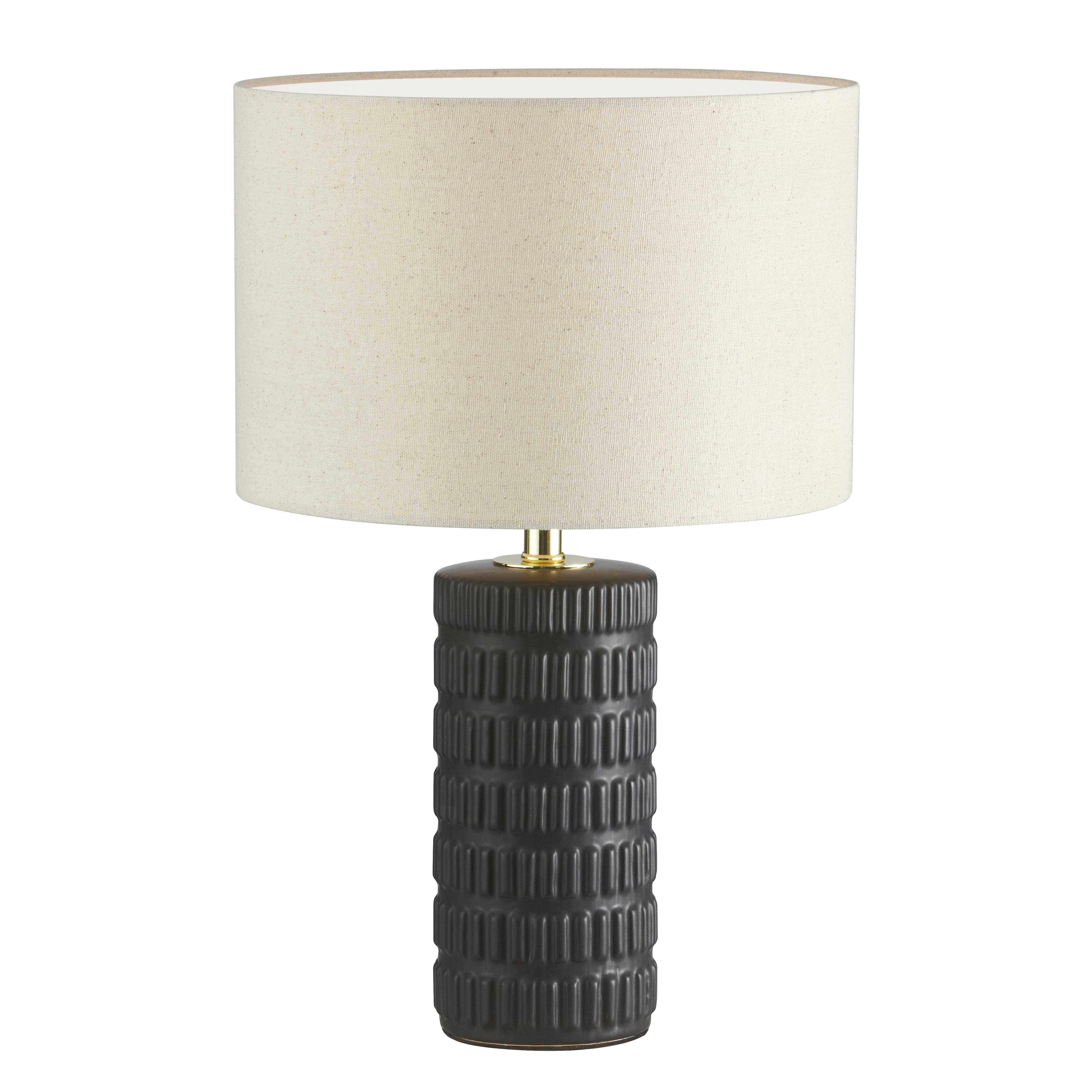 1LT Incandescent Table Lamp, MB w/ BG Shade