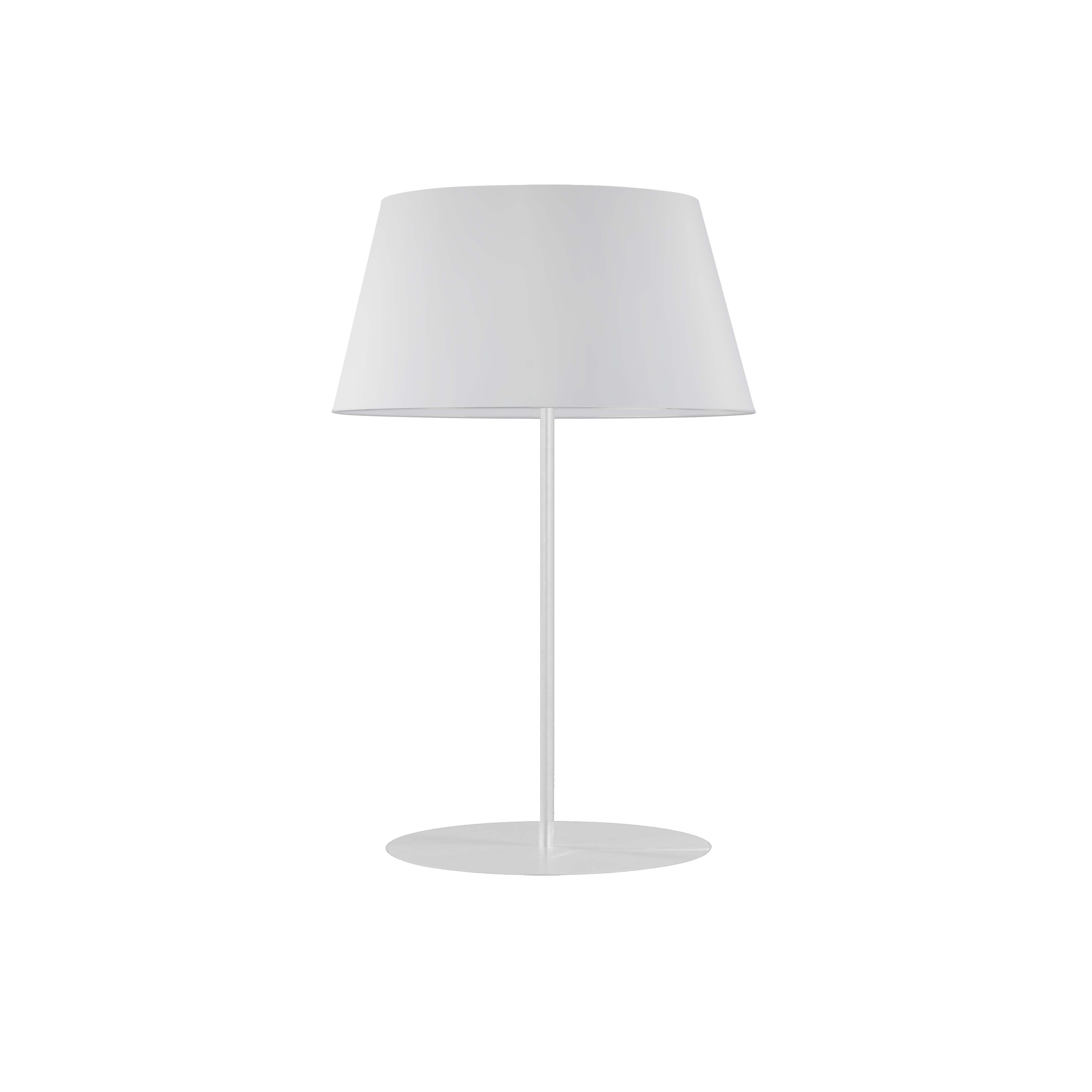 1LT Rnd Base Table Lamp, MB w/ WH Shade
