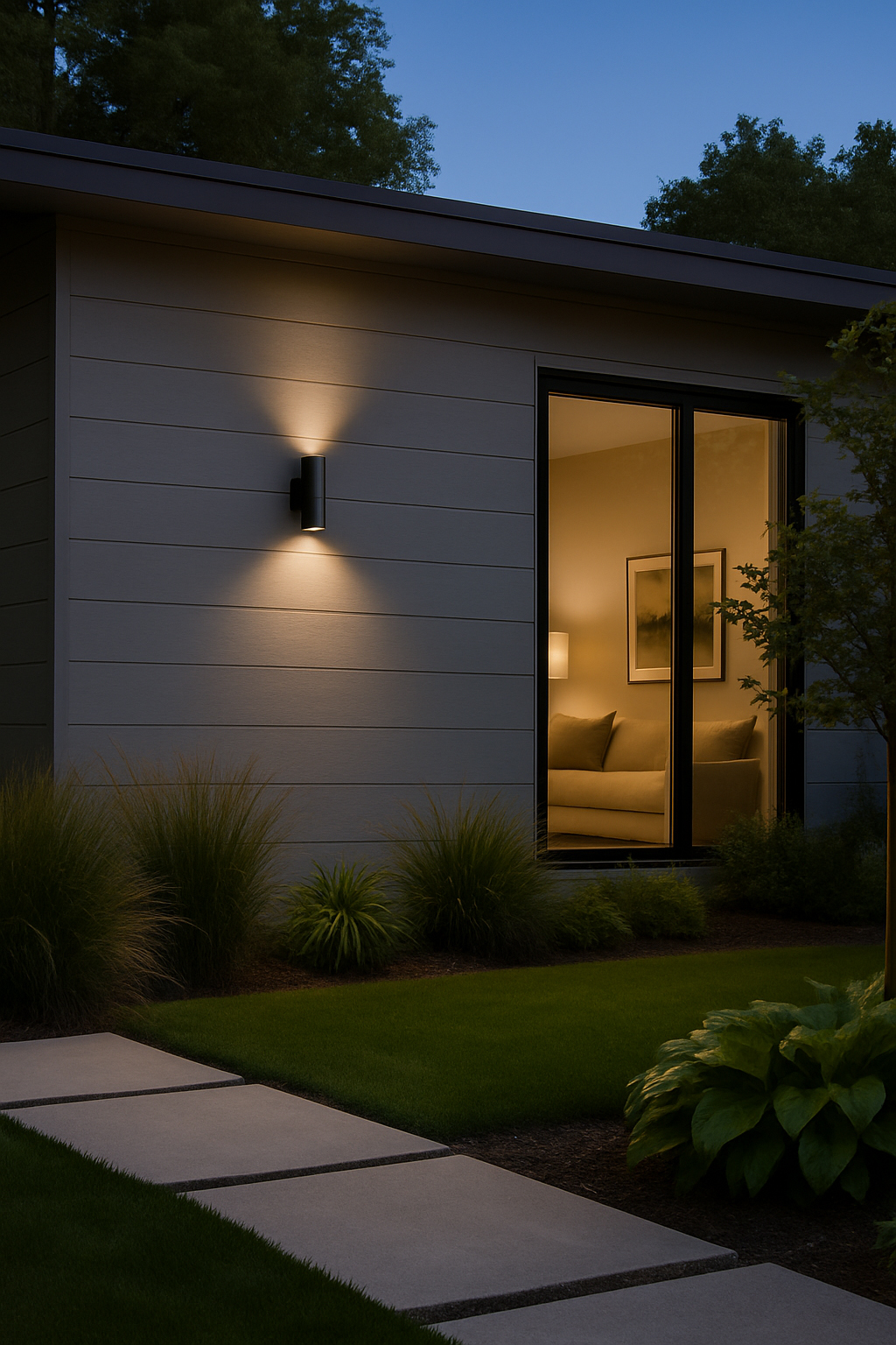 18W 5CCT Outdoor Wall Sconce, MB