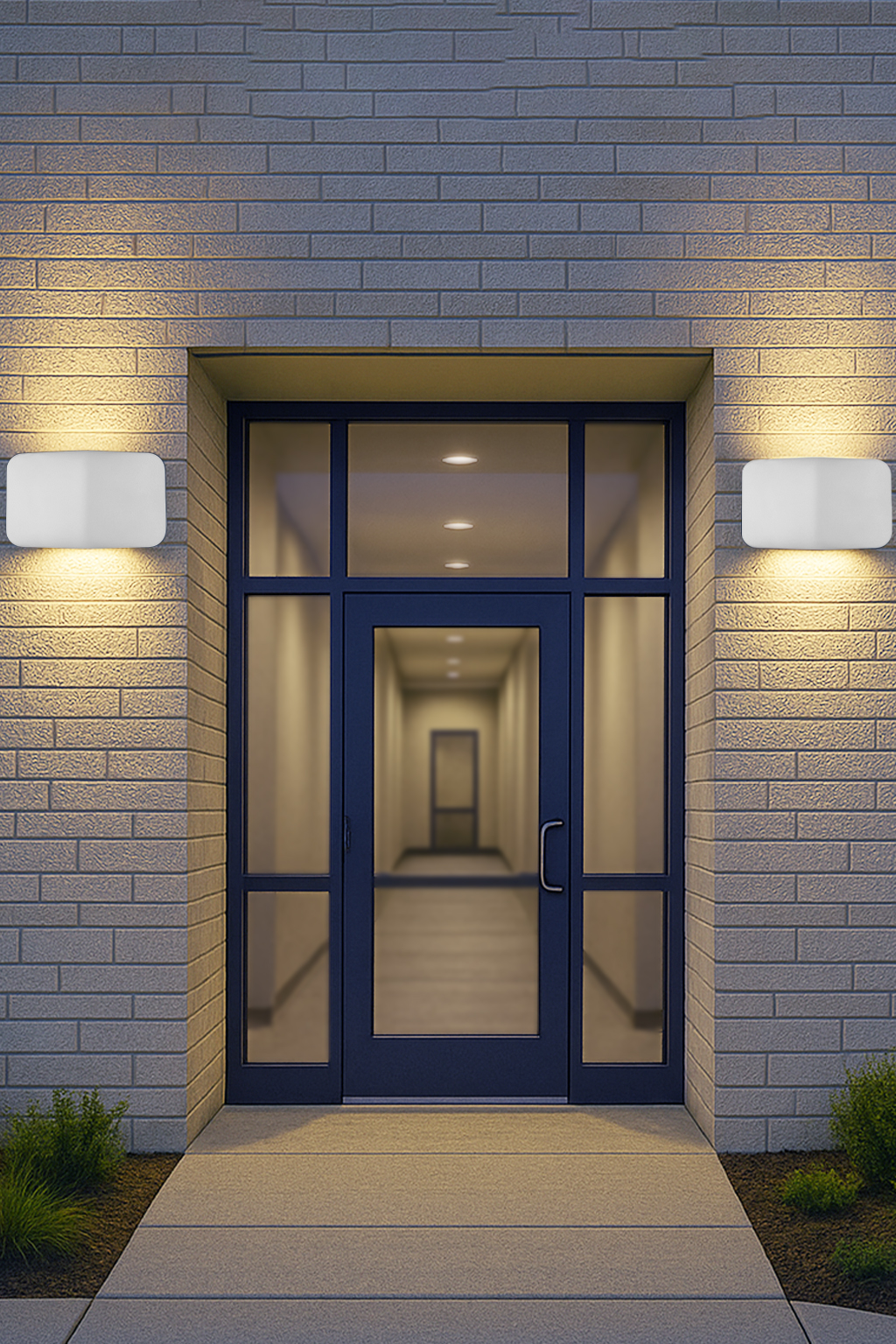 12W 3CCT Outdoor Wall Sconce, MW