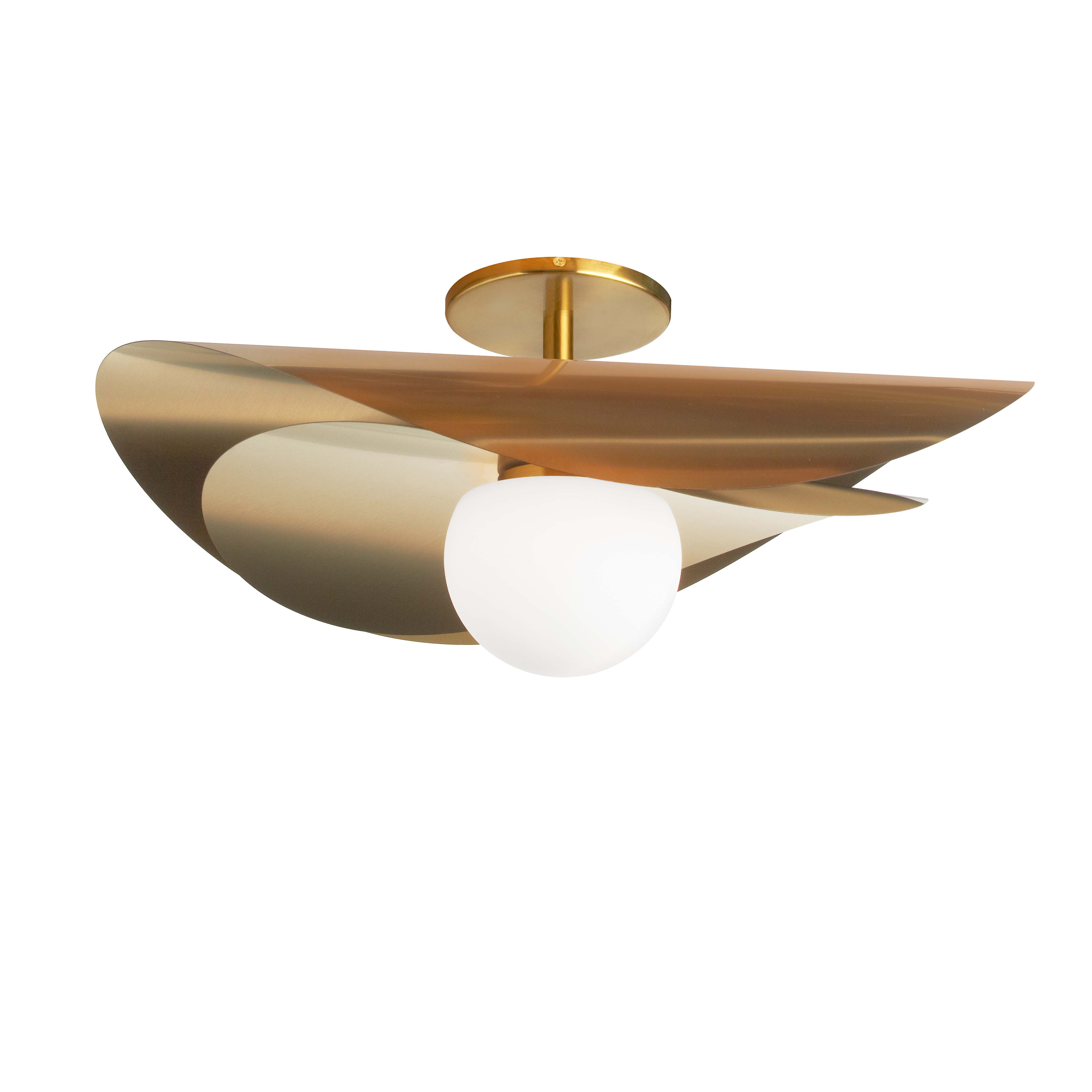 12W Semi-Flush Mount, AGB
