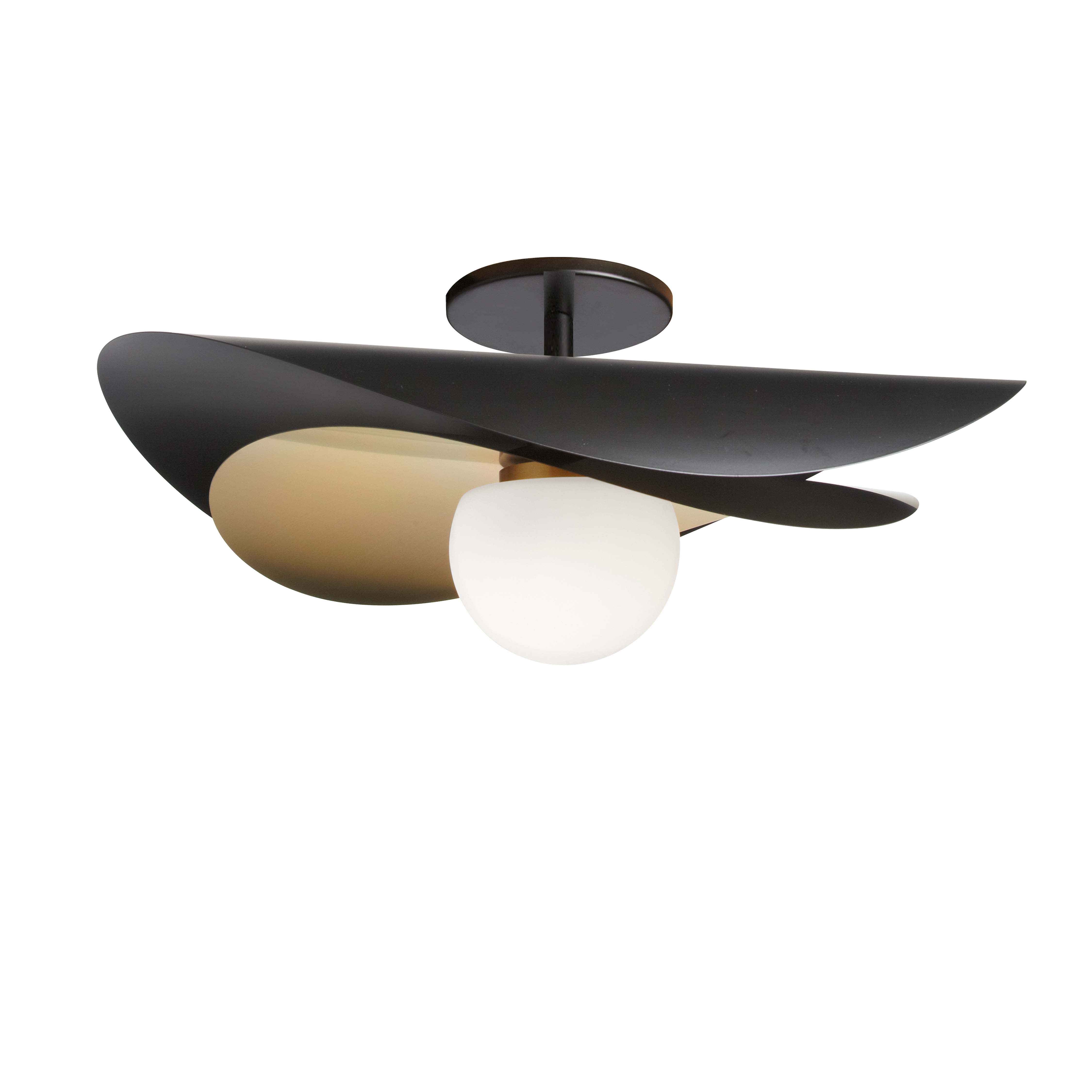 12W Semi-Flush Mount, MB & AGB