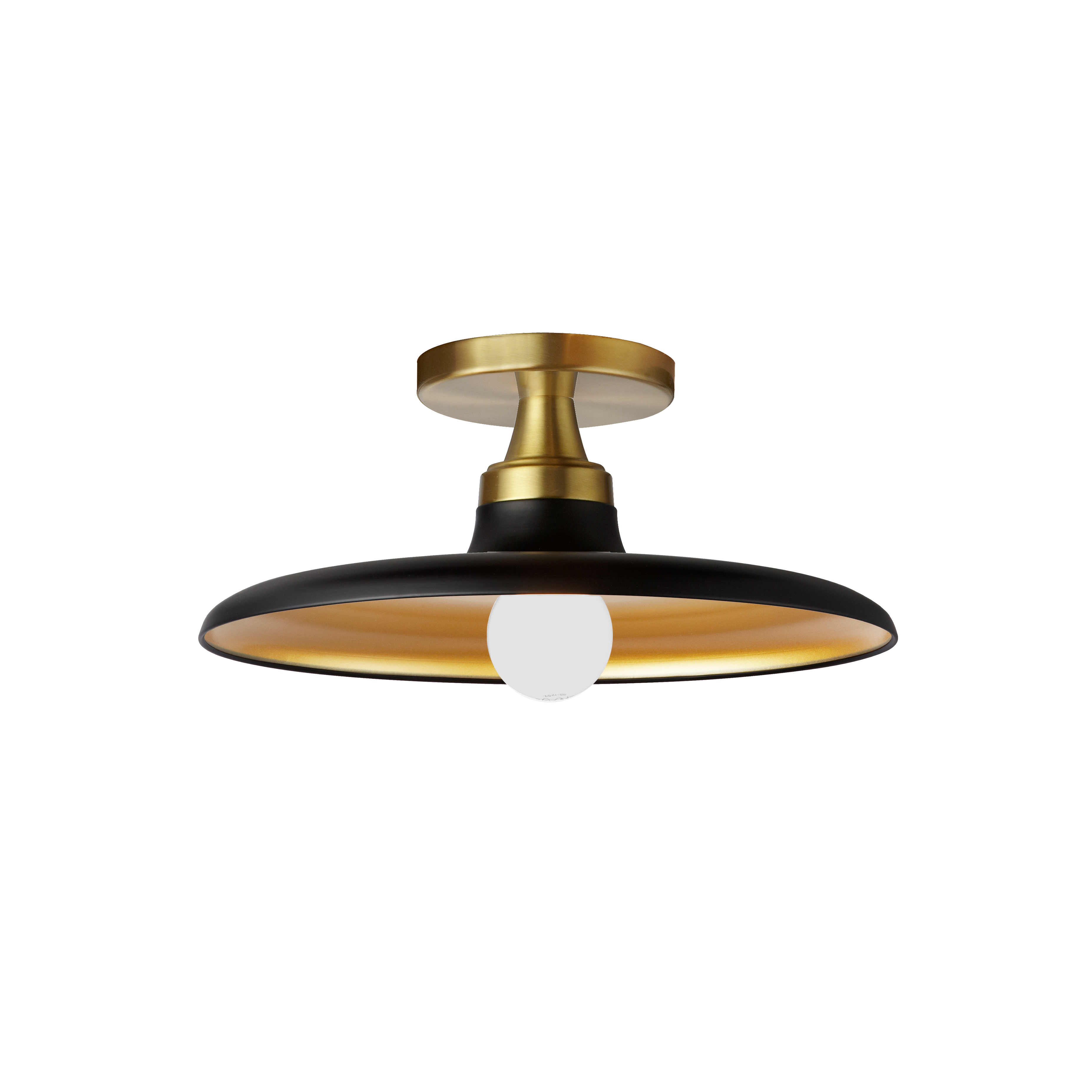 1LT Semi-Flush Mount, MB+AGB