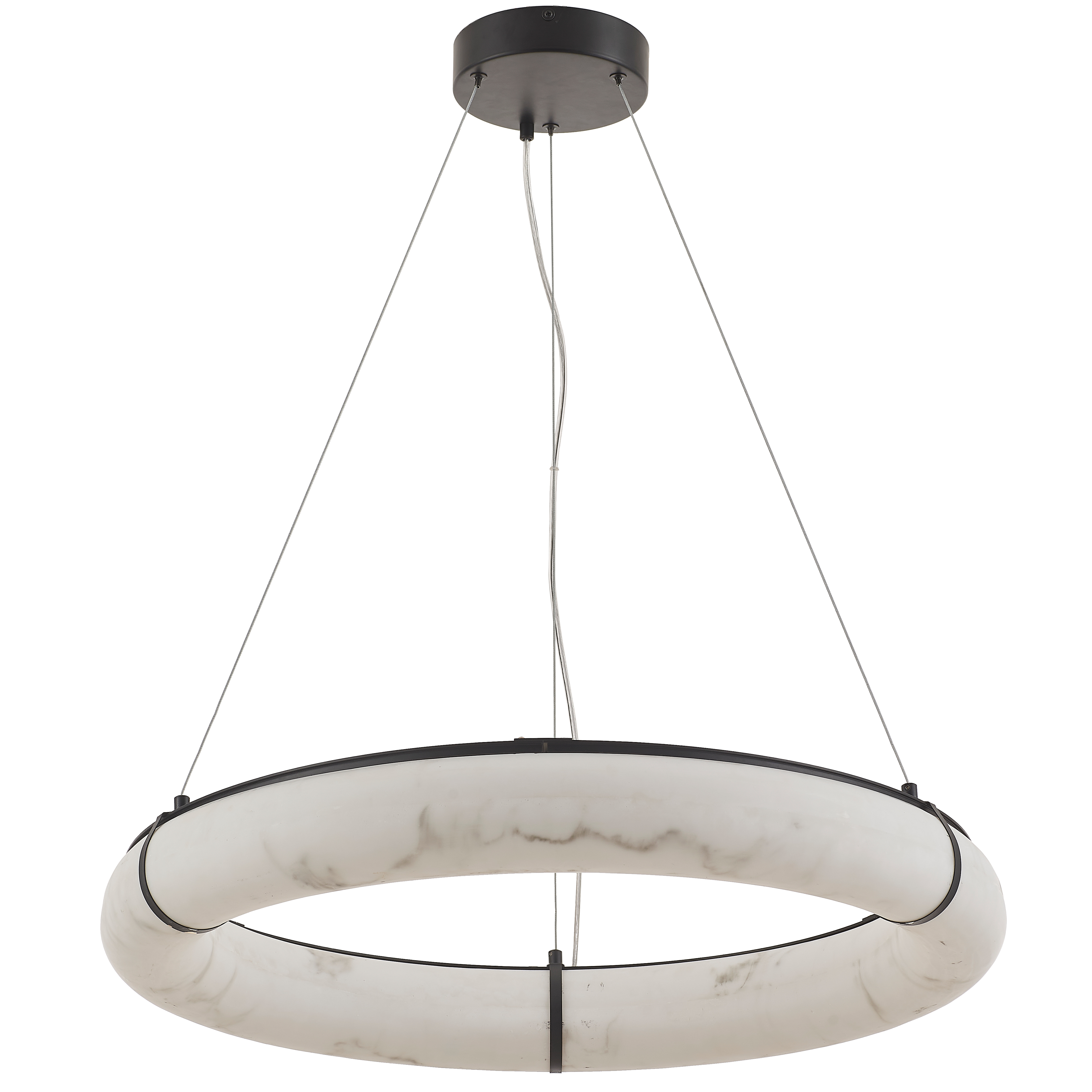 63W Pendant, MB w/ Faux Alabaster