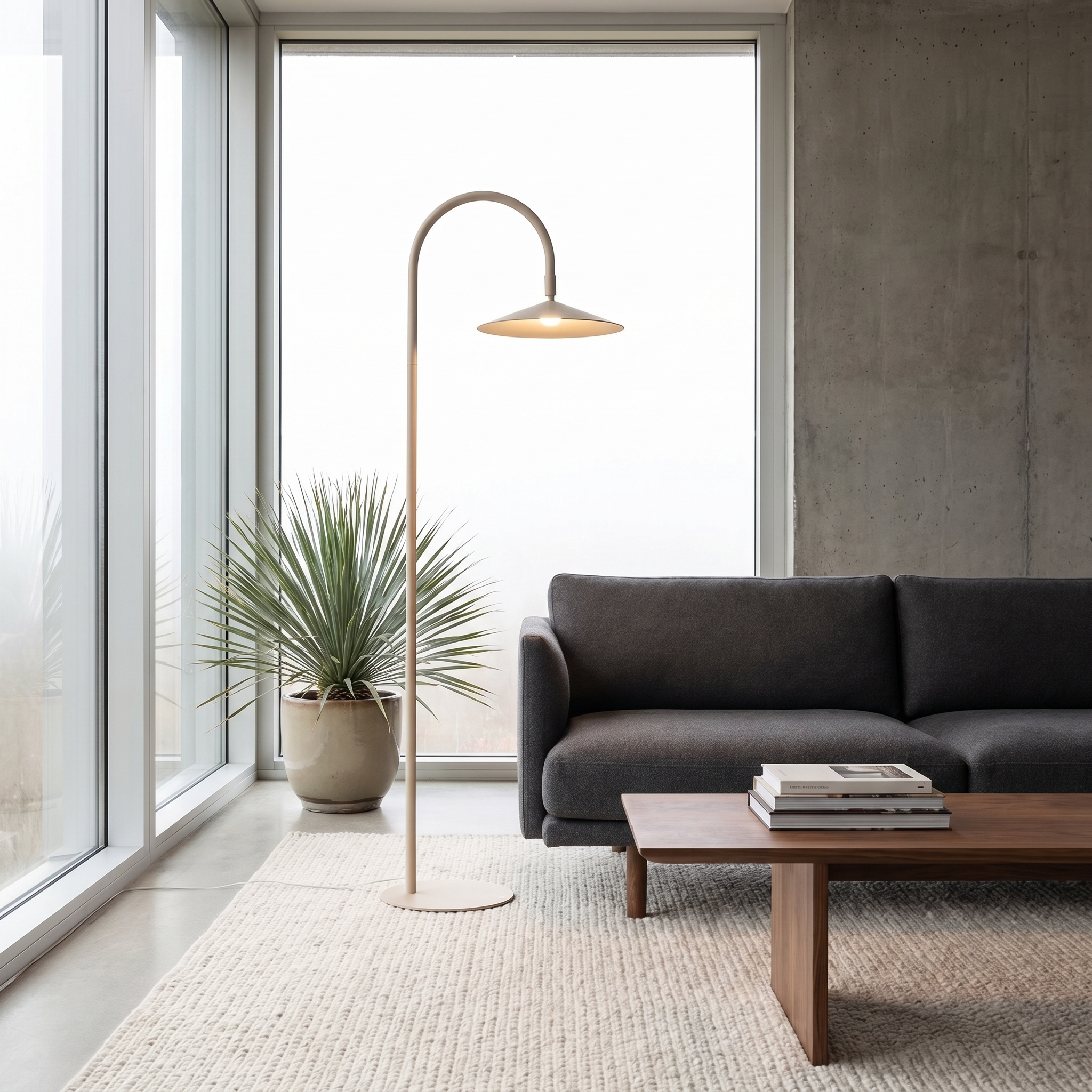 10W 5CCT Arc Floor Lamp, MBG