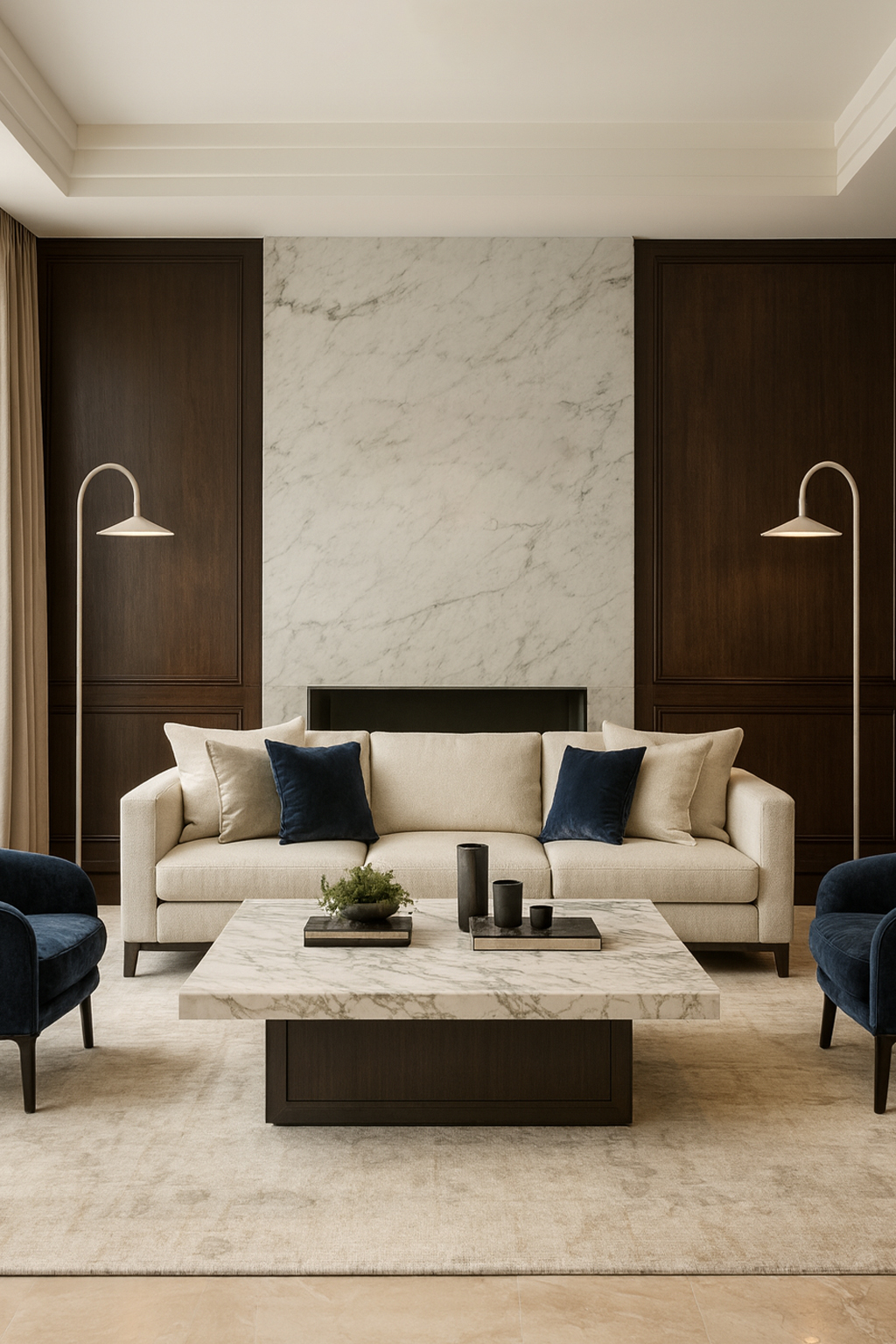 10W 5CCT Arc Floor Lamp, MLN