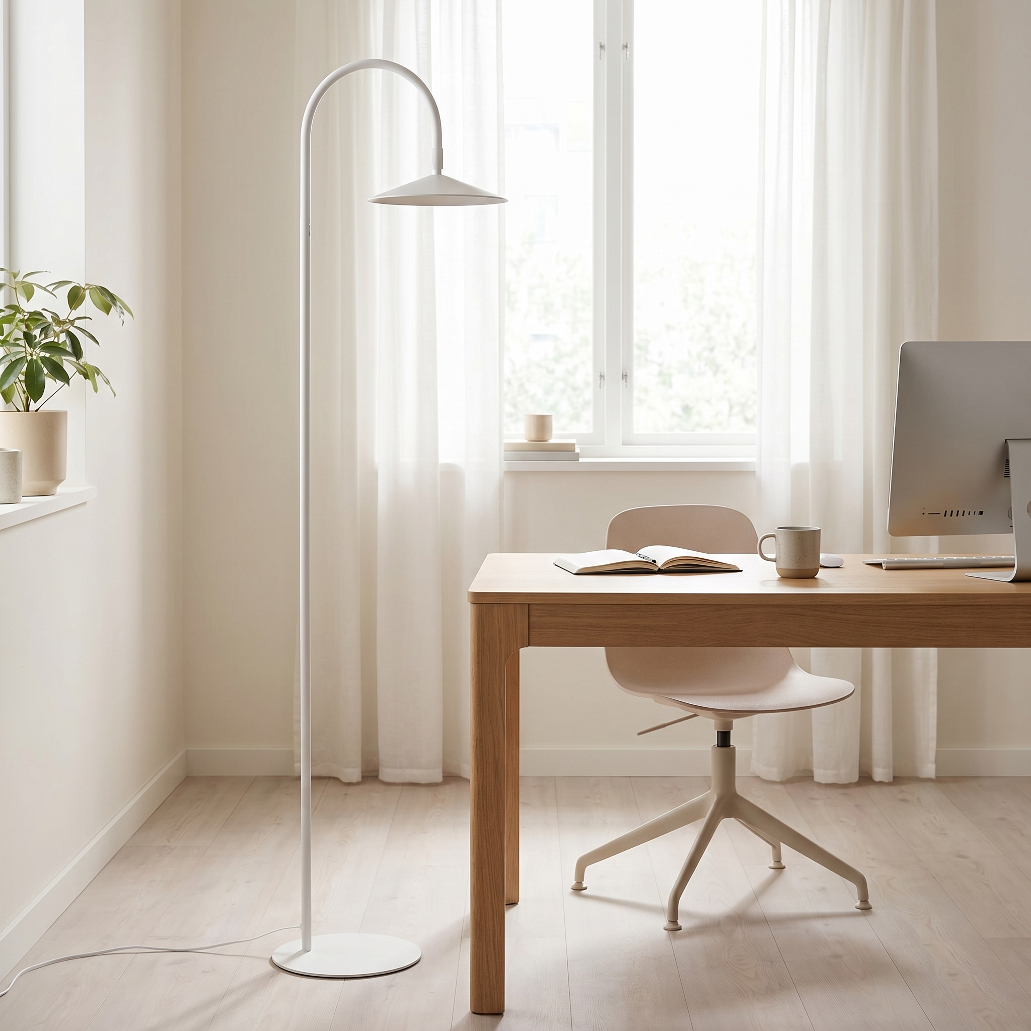10W 5CCT Arc Floor Lamp, MW