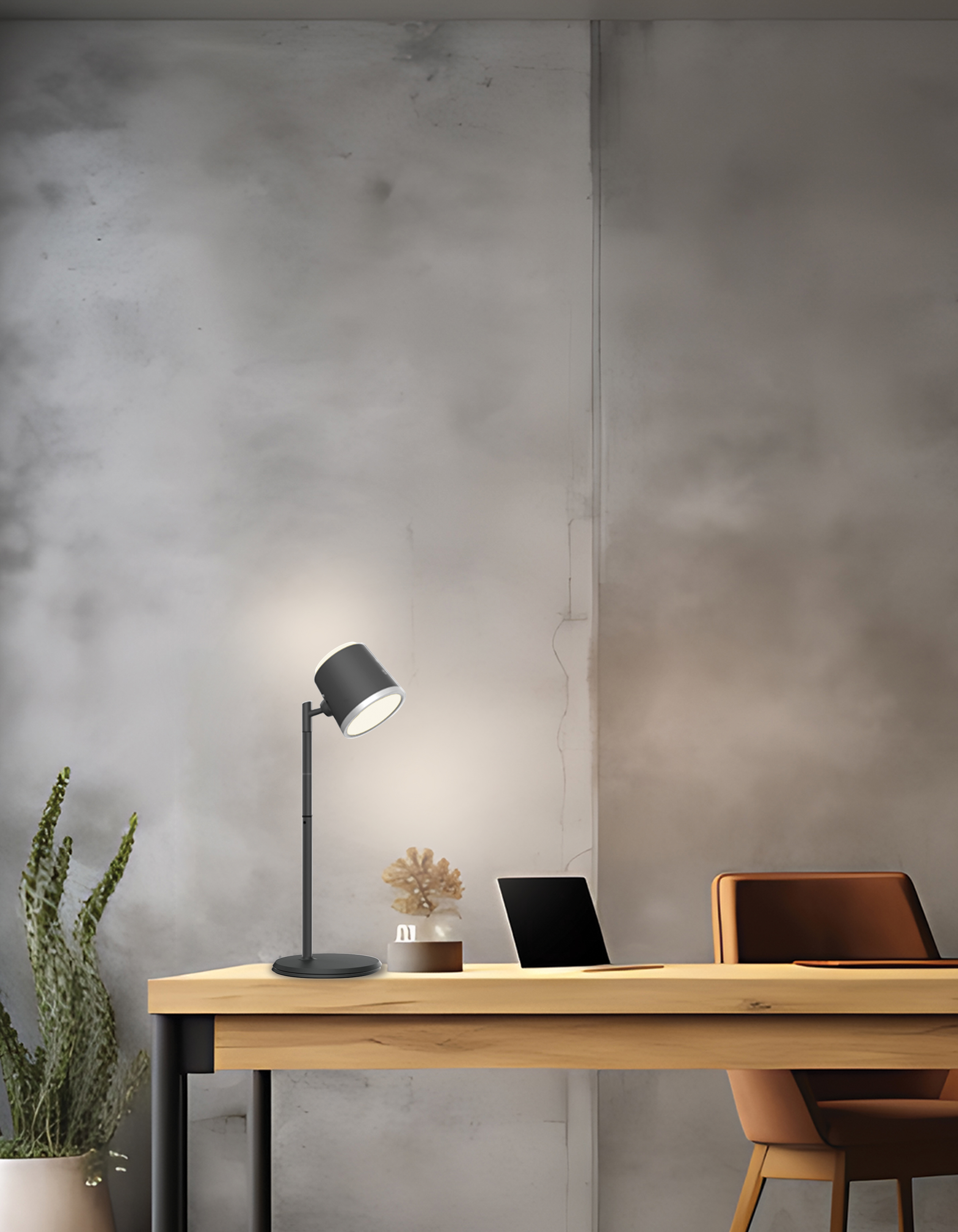 6W Table Lamp, MB w/ Detachable Head