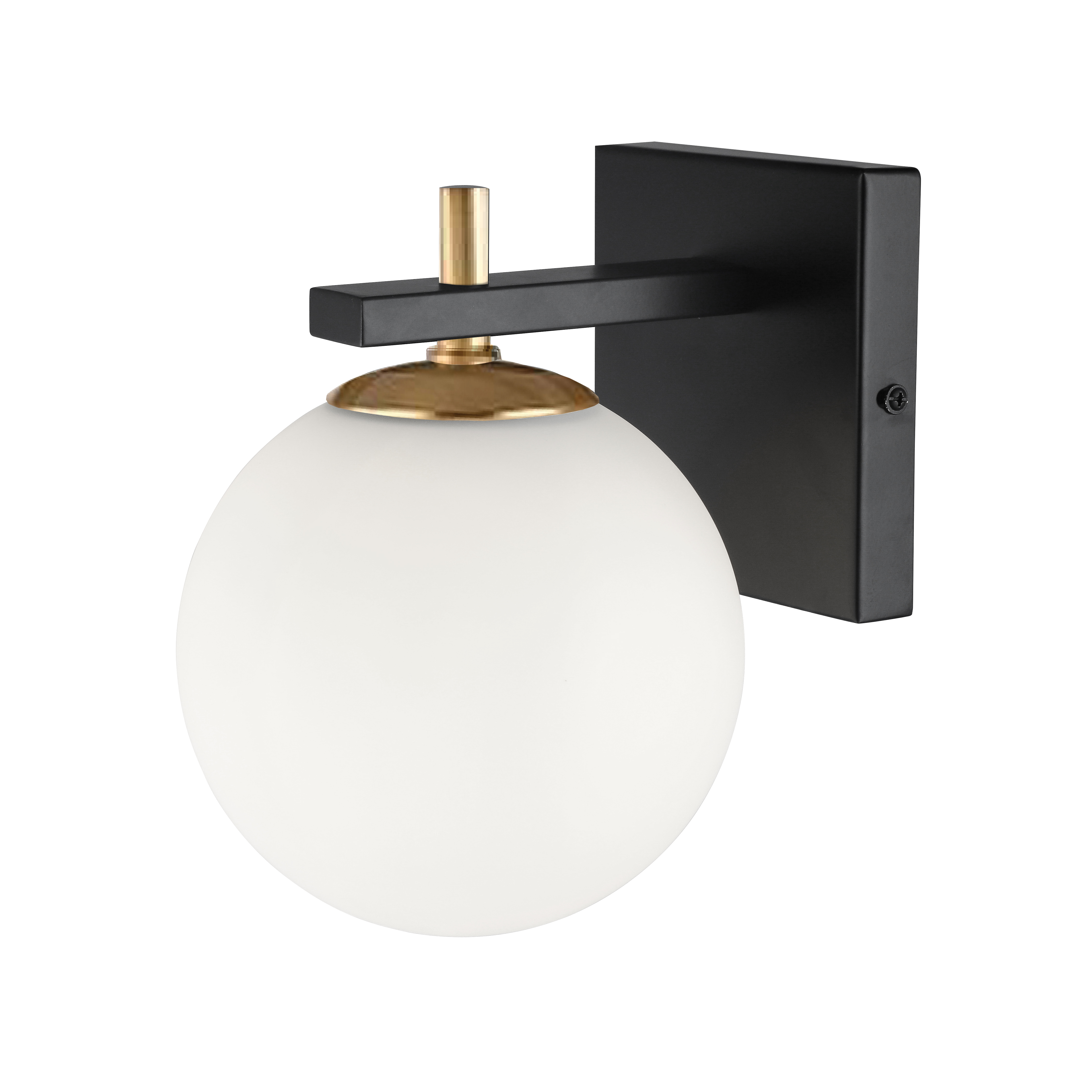 1LT Halogen Wall Sconce, MB & AGB