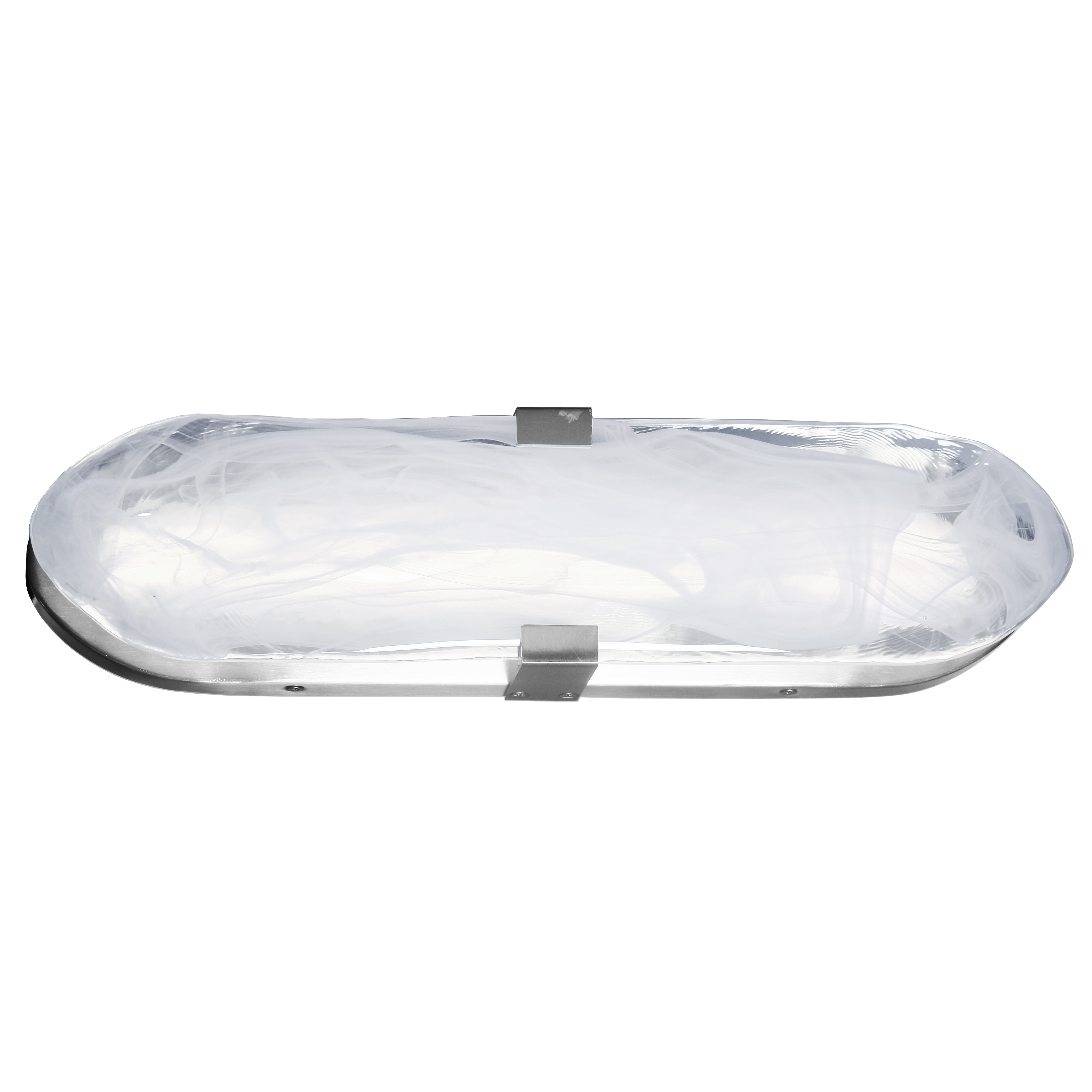 20W Wall Sconce, PC with Alabaster Glass