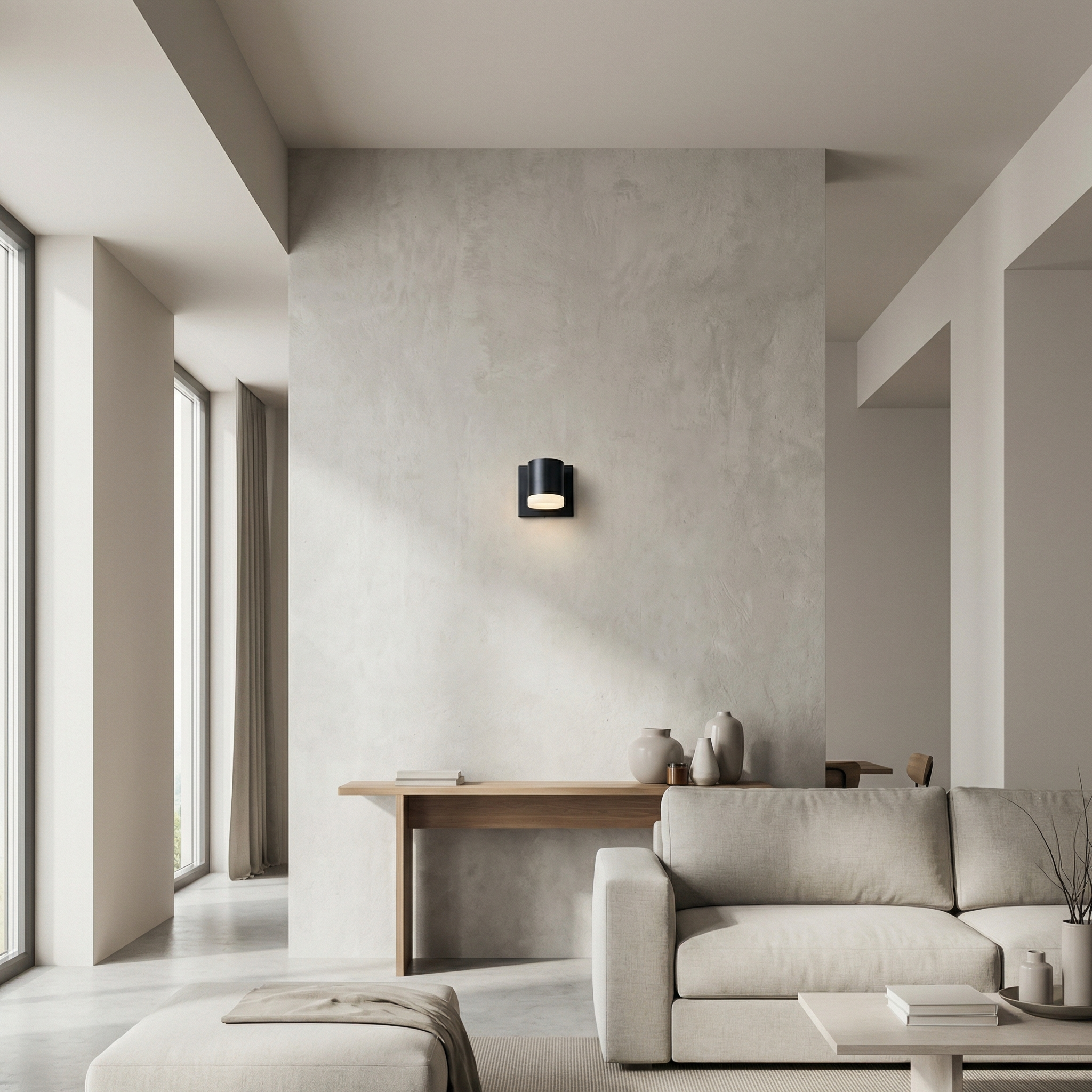 7W Wall Sconce, MB w/ FR Acrylic Diffuser